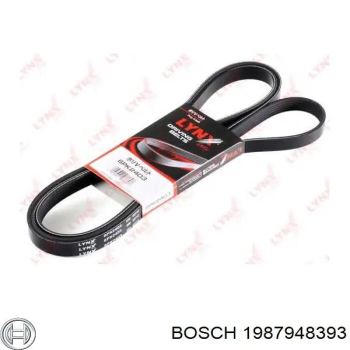 Ремінь кондиціонера Bosch 1987948393