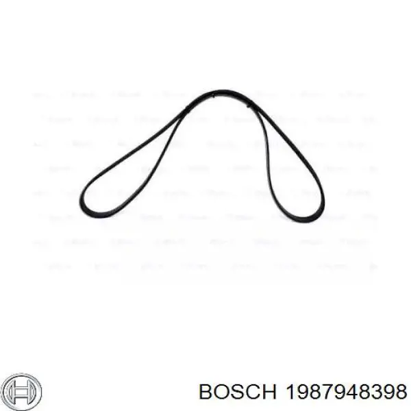 Ремінь генератора 1987948398 Bosch
