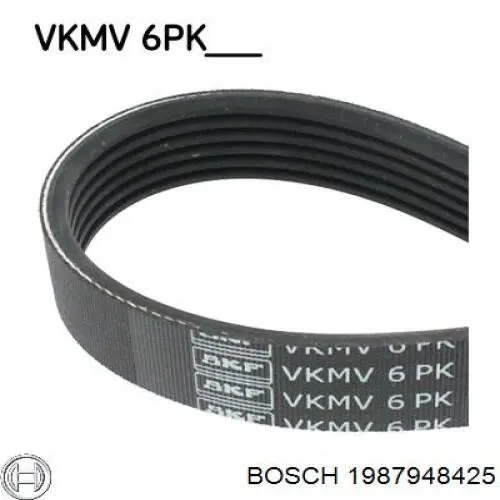 Купити 1987948425 Bosch Ремінь генератора