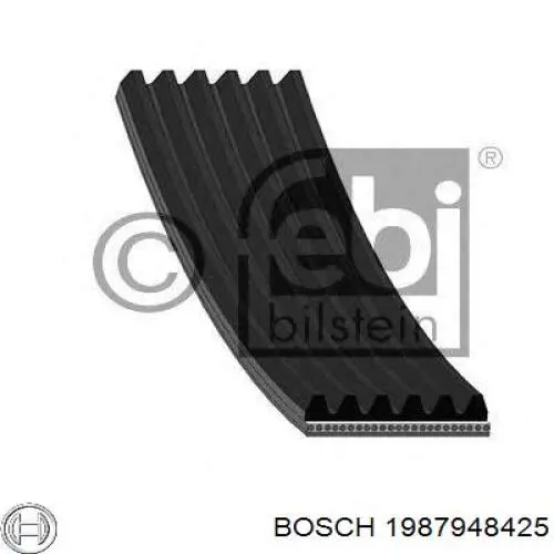 Ремінь генератора 1987948425 Bosch