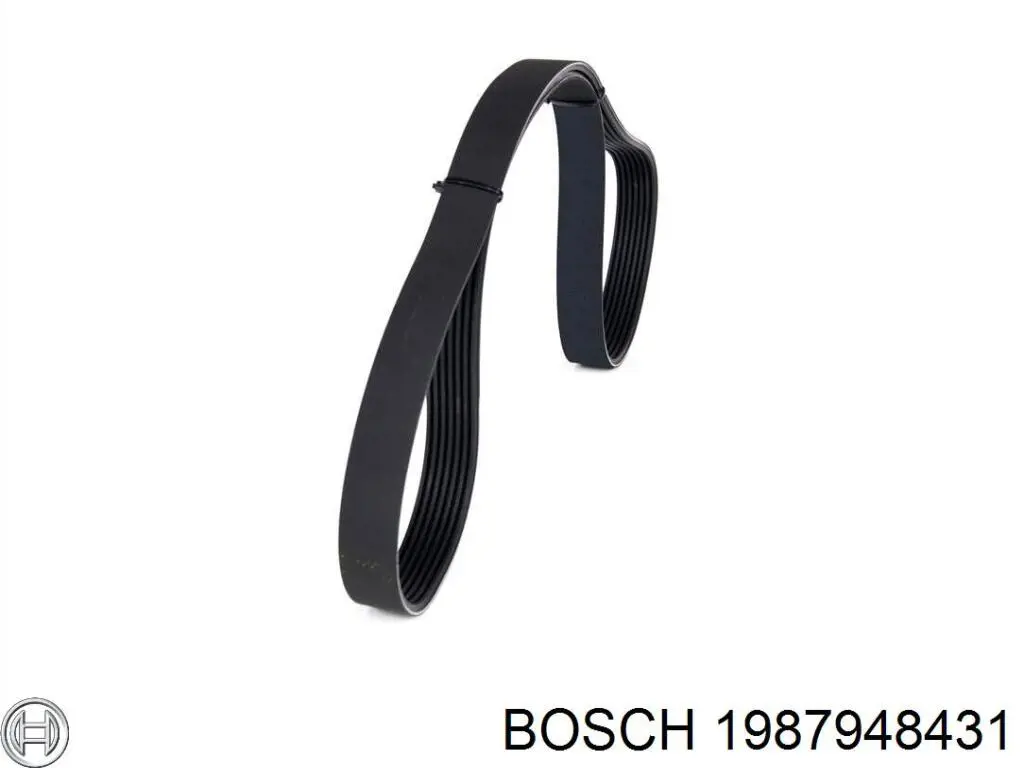 1987948431 Bosch Поліклиновий ремінь