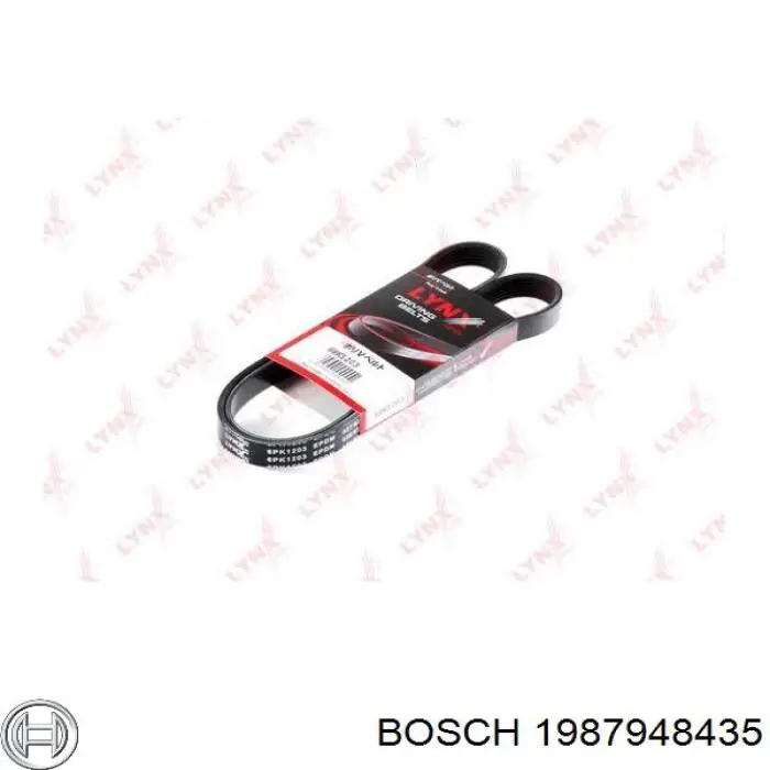 Купити 1987948435 Bosch Ремінь генератора