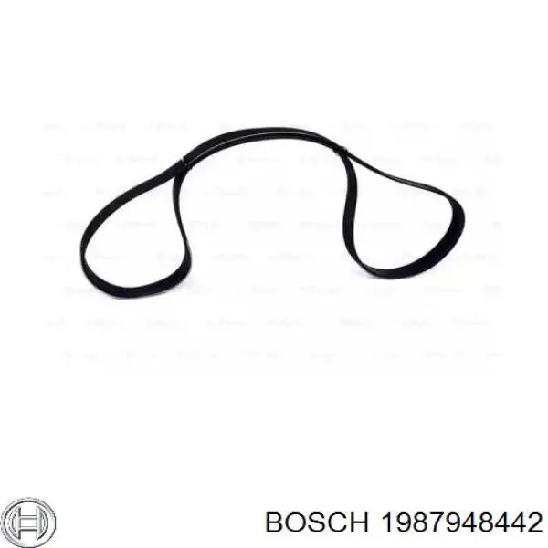 Ремінь генератора 1987948442 Bosch