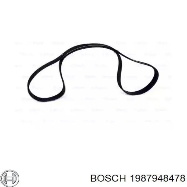 1987948478 Bosch ремінь приводний, агрегатів