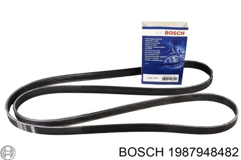Ремінь кондиціонера Bosch 1987948482