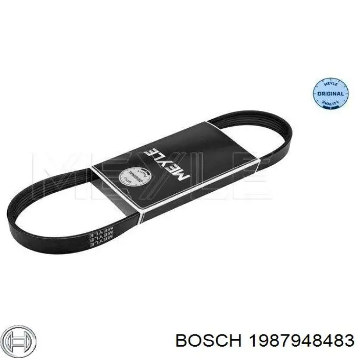 Ремінь генератора 1987948483 Bosch