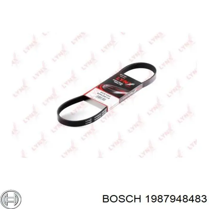 Клиновий ремінь Bosch 1987948483 ціна, від 6.48 USD
