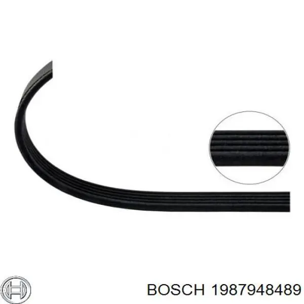 Купити 1987948489 Bosch Ремінь генератора