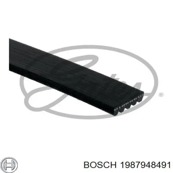 1987948491 Bosch Поліклиновий ремінь