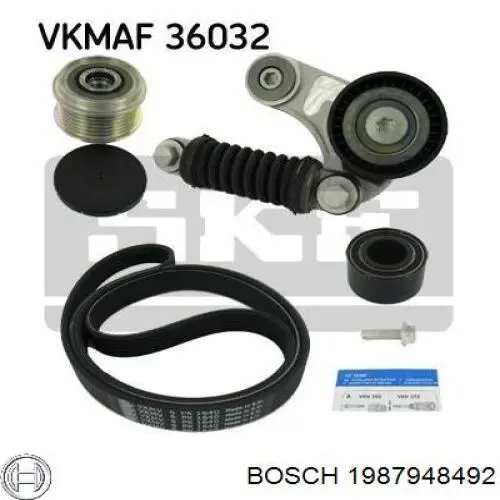 Клиновий ремінь Bosch 1987948492 ціна, від 14.00 USD