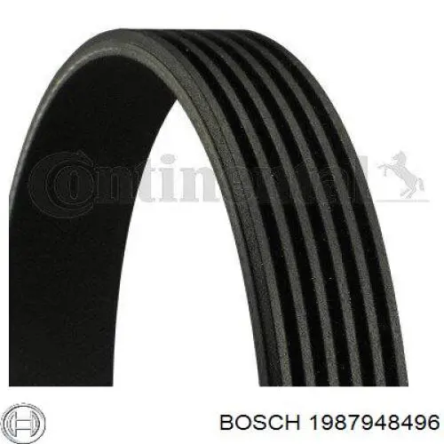 1987948496 Bosch Поліклиновий ремінь
