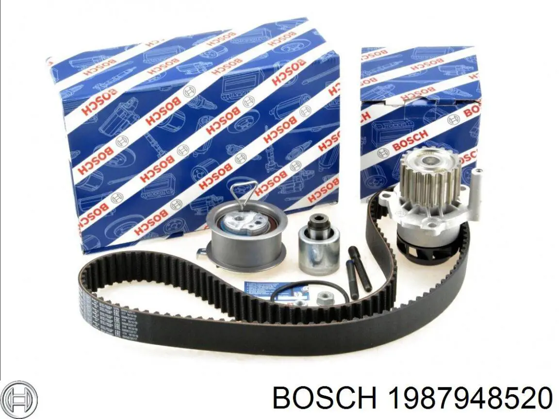 Комплект ГРМ Bosch 1987948520 ціна, від 89.94 USD