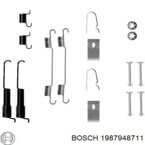 1987948711 Bosch комплект грм