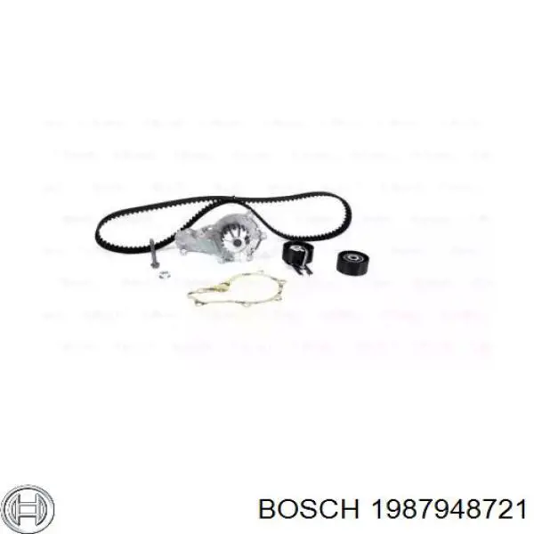Комплект ГРМ Bosch 1987948721 ціна, від 91.36 USD