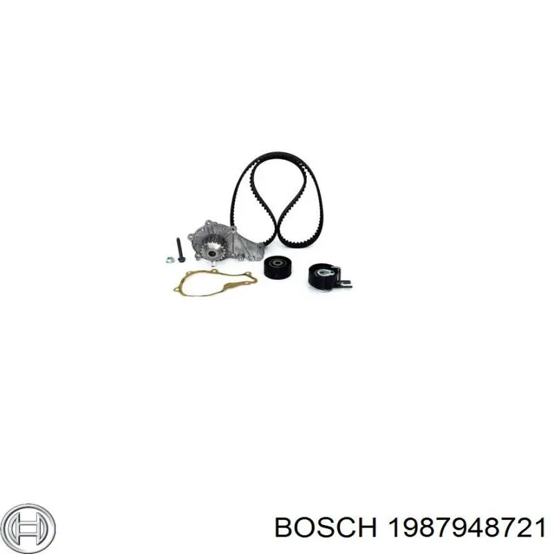 1987948721 Bosch Ремінь ГРМ, комплект