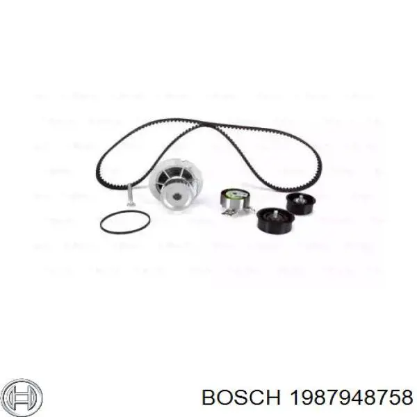 1987948758 Bosch комплект грм