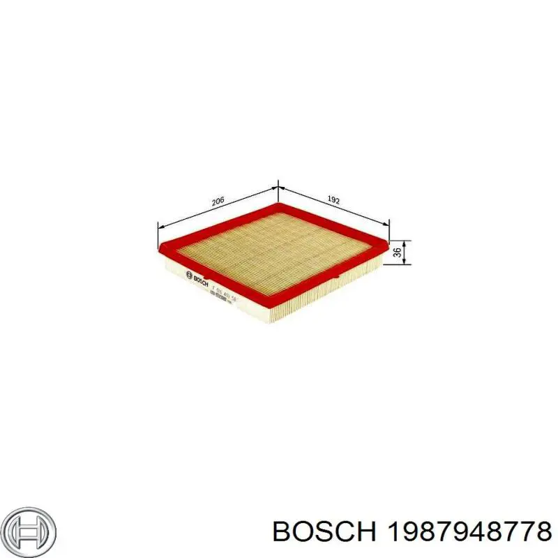 Купити 1987948778 Bosch Ремінь газорозподільного механізму