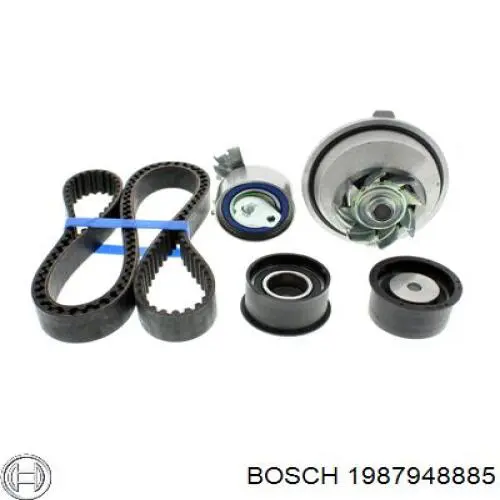 1987948885 Bosch Ремінь ГРМ, комплект