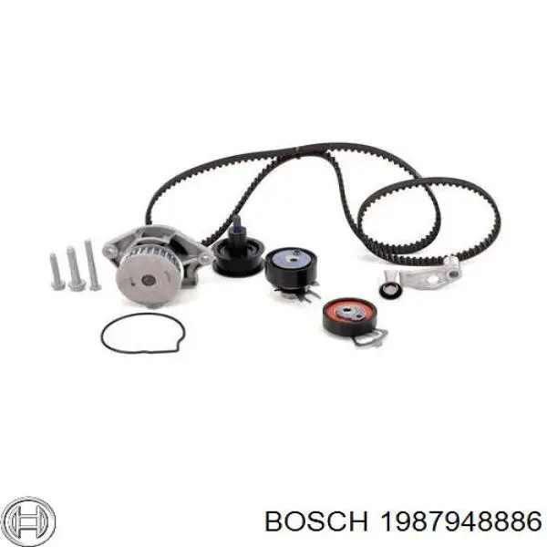 1987948886 Bosch комплект грм