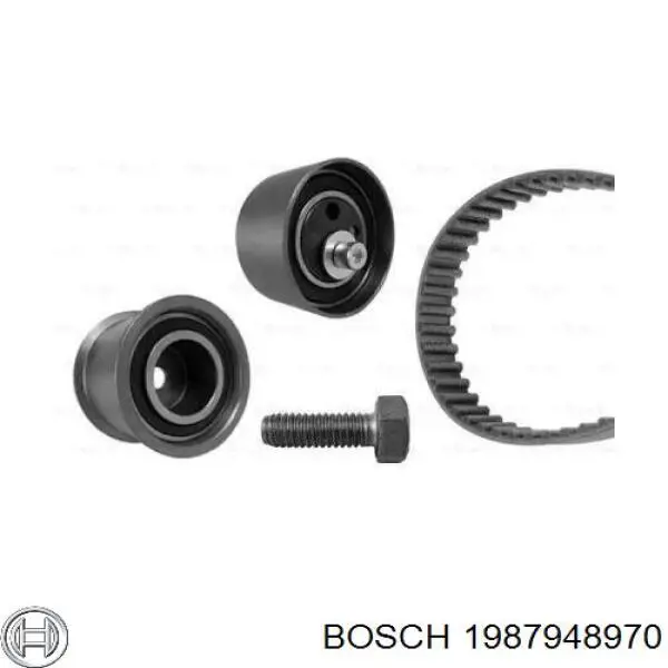 Комплект ГРМ Bosch 1987948970 ціна, від 99.86 USD
