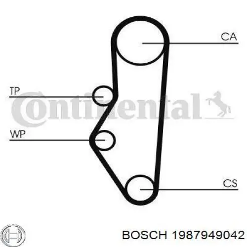 Купити 081667 Peugeot/Citroen Ремінь газорозподільного механізму