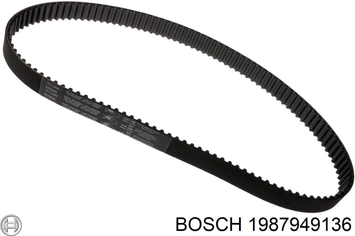 1987949136 Bosch ремінь грм