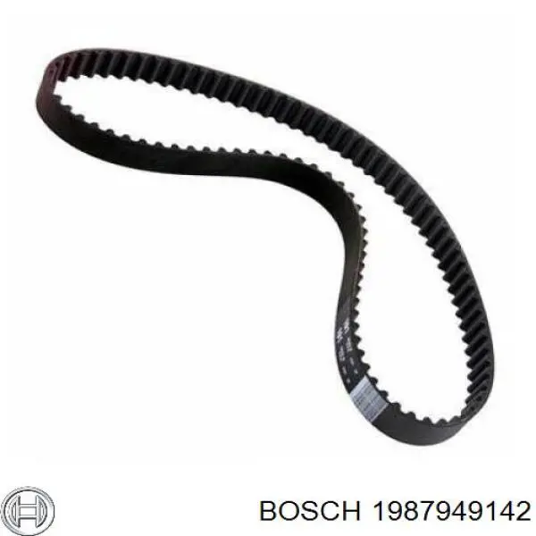 Купити 1987949142 Bosch Ремінь газорозподільного механізму