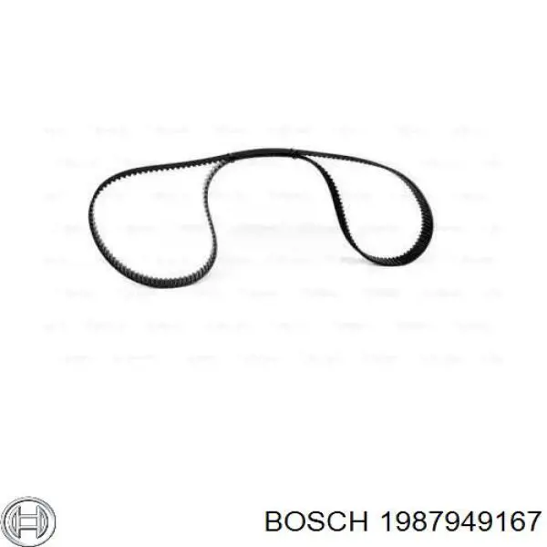 Купити 1987949167 Bosch Ремінь газорозподільного механізму
