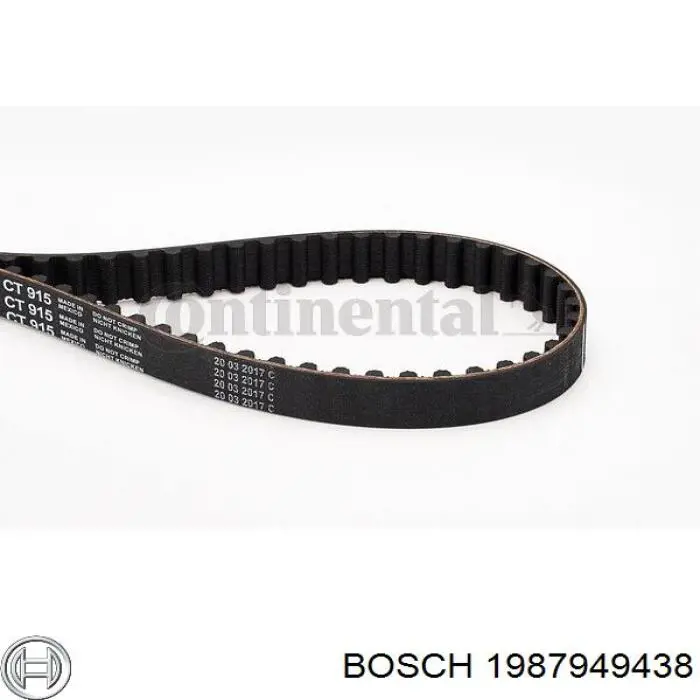 Ремінь ГРМ 1987949438 Bosch