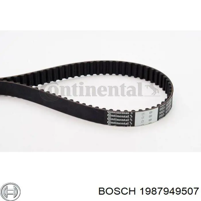Купити 1987949507 Bosch Ремінь газорозподільного механізму