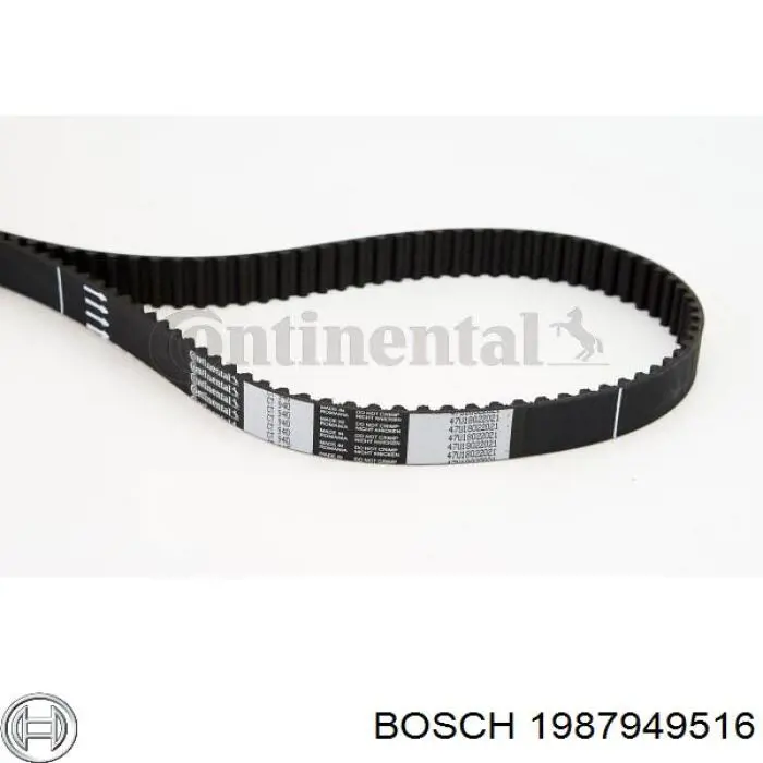 Зубчастий ремінь Bosch 1987949516 ціна, від 27.64 USD