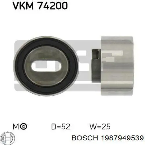 Ремінь ГРМ 1987949539 Bosch