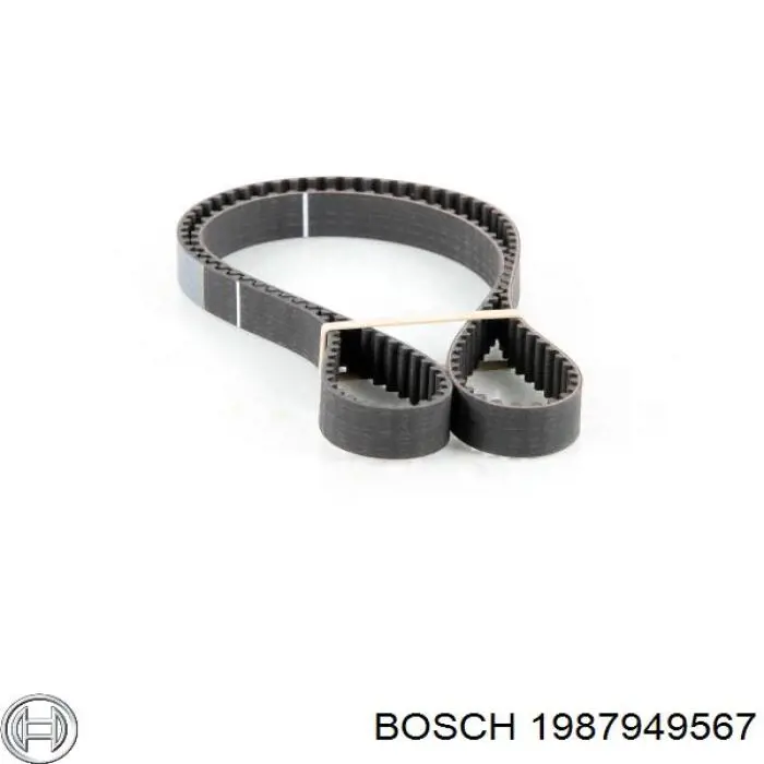 Купити 1987949567 Bosch Ремінь газорозподільного механізму