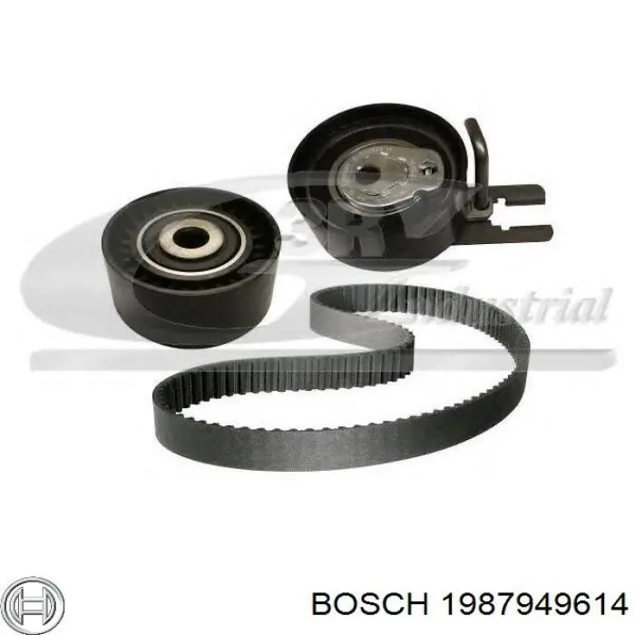 Зубчастий ремінь Bosch 1987949614 ціна, від 23.01 USD