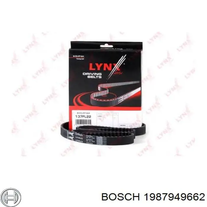 Ремінь ГРМ 1987949662 Bosch