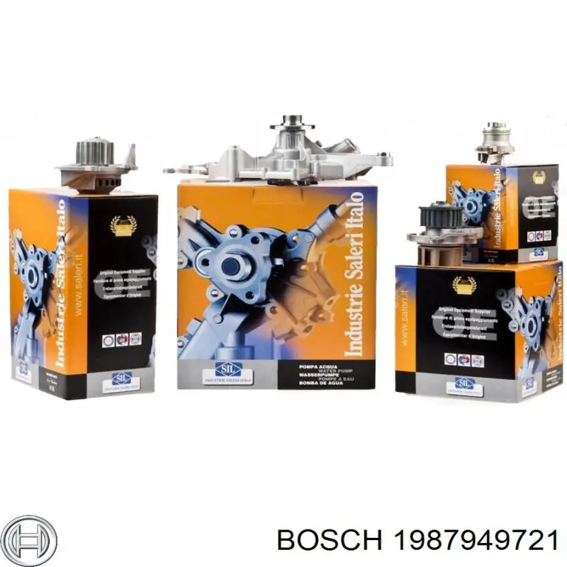 Помпа охолодження Bosch 1987949721 ціна, від 19.76 USD