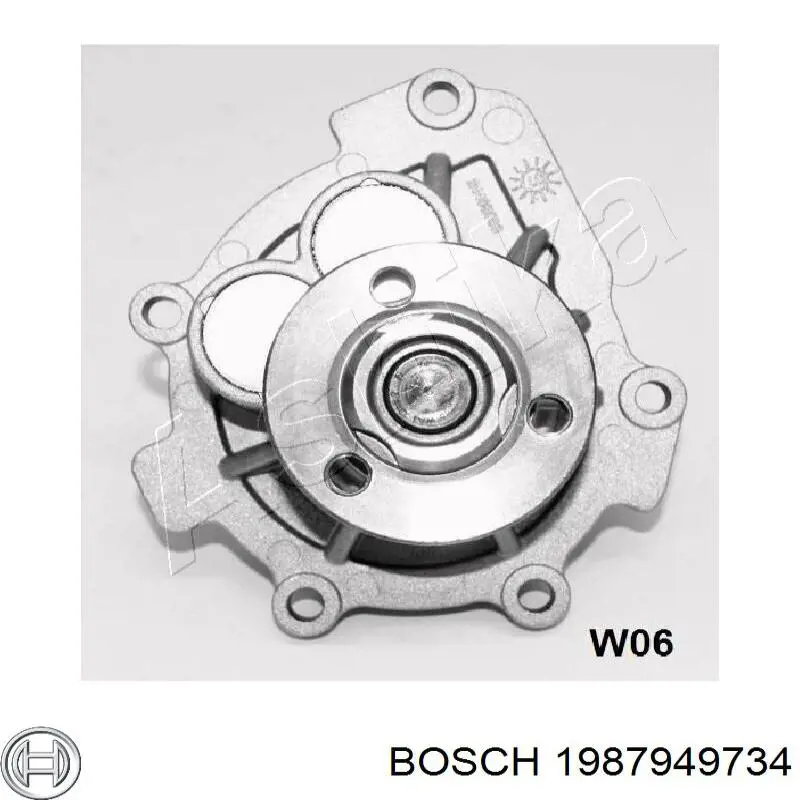 Купити 1987949734 Bosch Насос охолоджуючої рідини