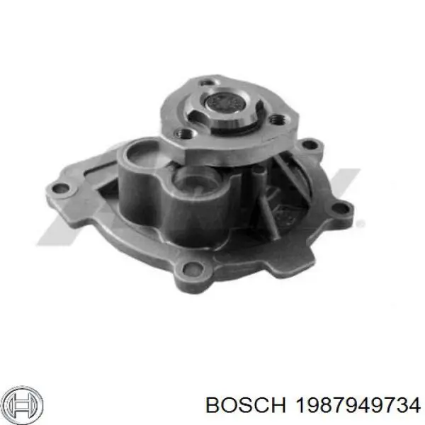 Помпа охолодження Bosch 1987949734 ціна, від 35.15 USD