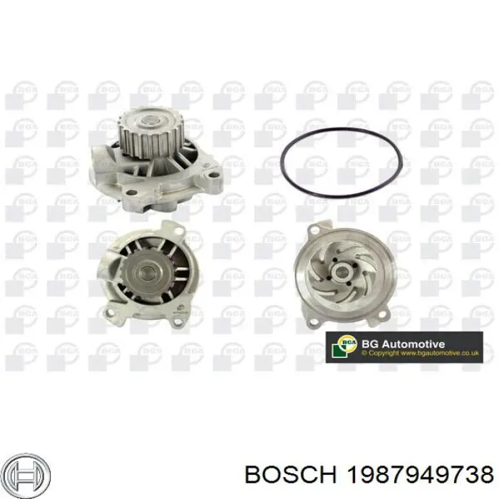 1987949738 Bosch Насос охолодження