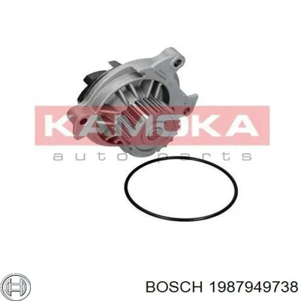 Помпа охолодження Bosch 1987949738 ціна, від 33.32 USD