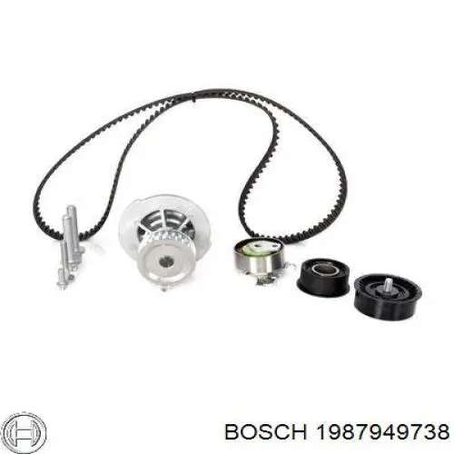 Купити 1987949738 Bosch Насос охолоджуючої рідини