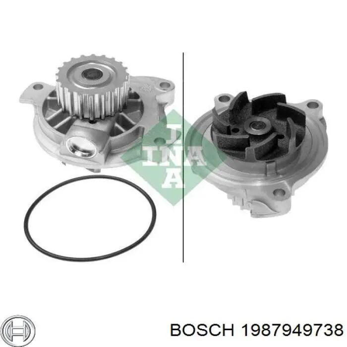 1987949738 Bosch Насос охолодження