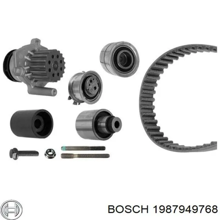 Помпа охолодження Bosch 1987949768 ціна, від 39.13 USD