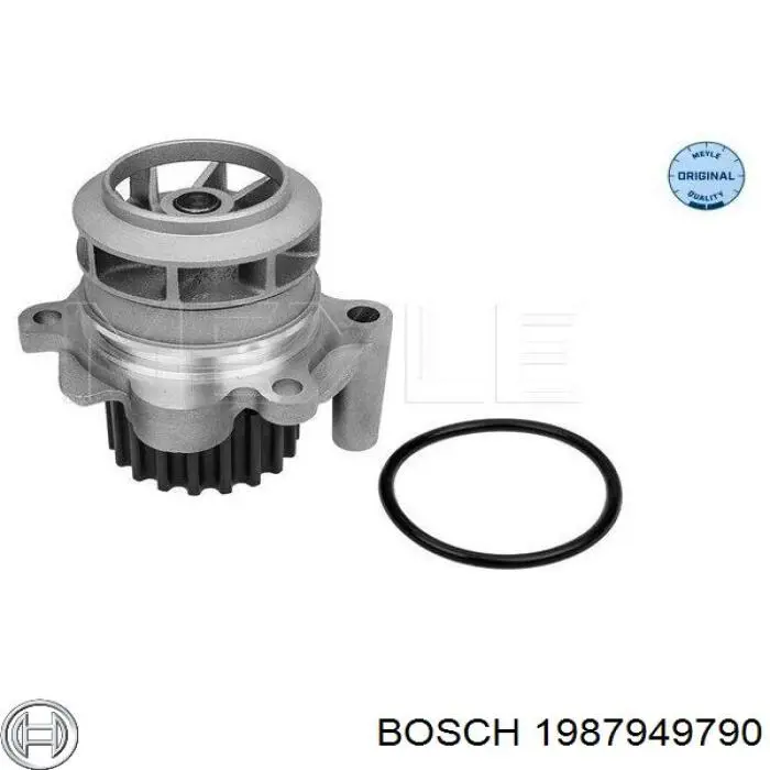 Помпа охолодження Bosch 1987949790 ціна, від 34.82 USD