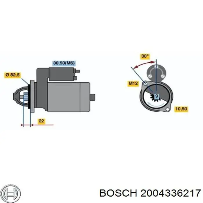 Купити 2004336217 Bosch Щеткодеpжатель стартера