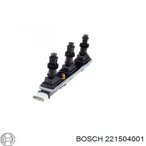 Котушка запалювання Bosch 221504001 ціна, від 38.70 USD