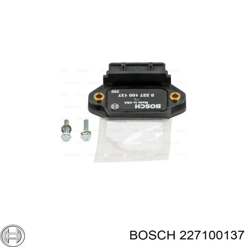 Модуль запалювання, комутатор 227100137 Bosch
