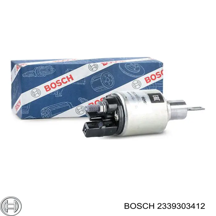 Втягуюче реле стартера 2339303412 Bosch