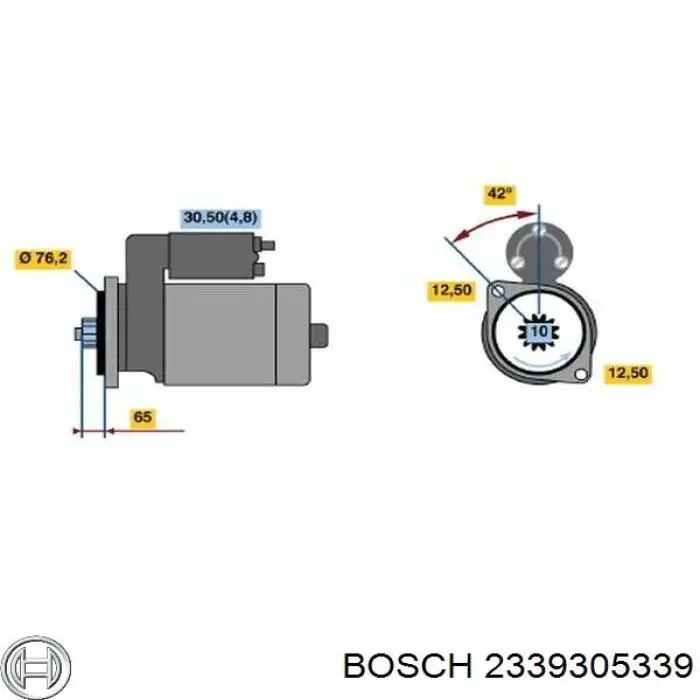 Контактор Bosch 2339305339 ціна, від 28.81 USD