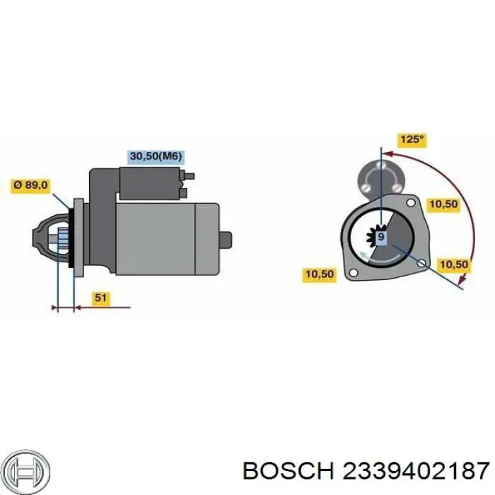 2339402187 Bosch реле втягує стартера